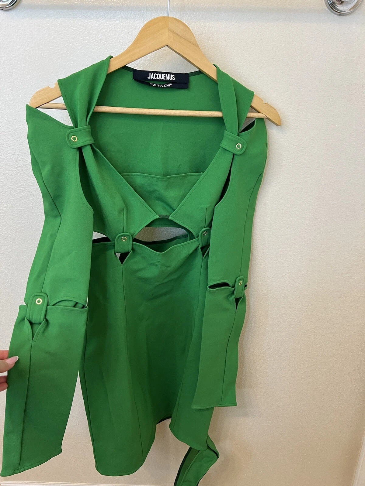 Mini abito verde JACQUEMUS taglia 38 condizioni incredibili indossato poche volte