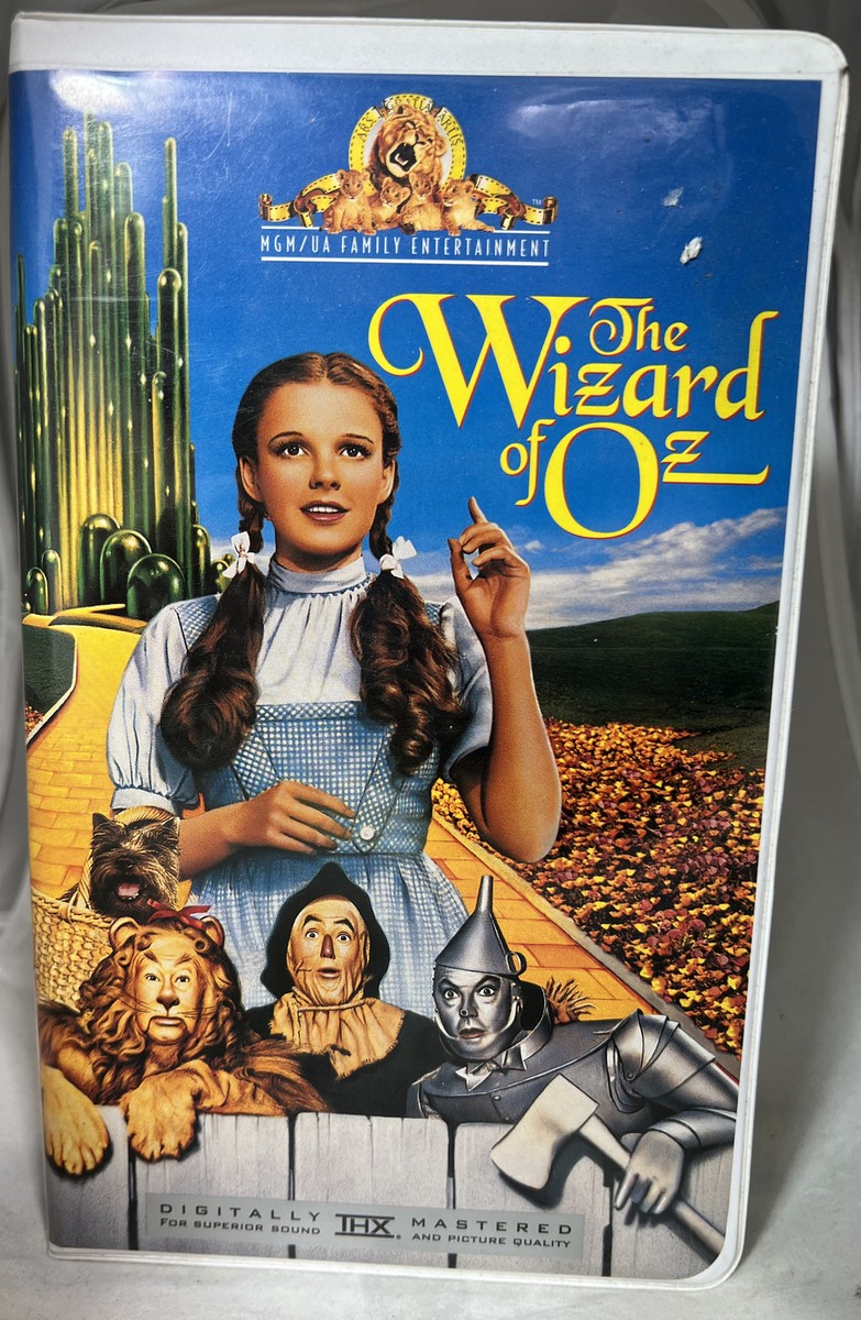 THE WIZARD OF OZ (VHS,1996) 1939 THX Digital Remaster MGM w