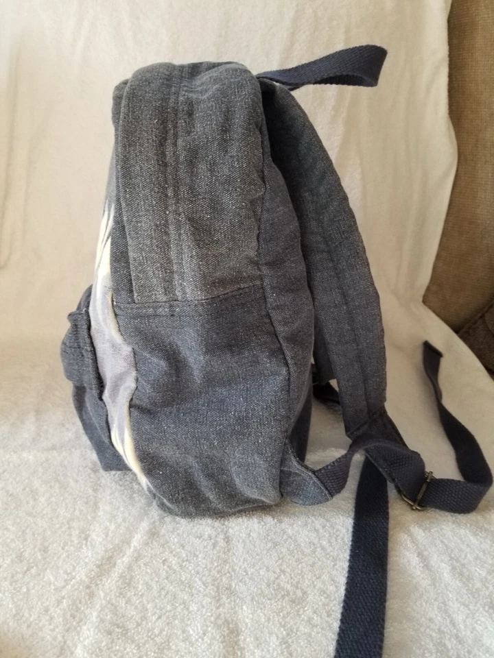 Mini Mochila Cartera Rip Curl Mujer Azul Blanco 10L L Lona Foto 3 de 4