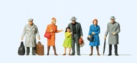 Preiser 14044 Stehende Reisende Figurenpackung Ho Neu