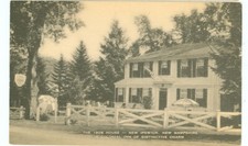 NEW IPSWICH,NEW HAMPSHIRE-THE 1808 HOUSE-B/W-LINEN-(NH-NMISC)