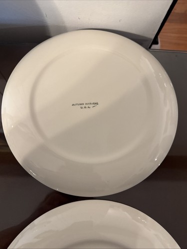 Juego de 6 platos de cena Mcm vintage Taylor Smith cosecha de otoño 10” años 60 usado en excelente estado - Imagen 16 de 17