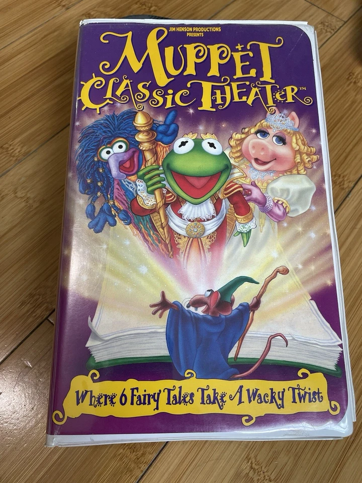 Lot Of 4 VHS Movies Toy Story 1 And 2 Muppet Classic Theater  And Willy Wonka Foto 4 de 4