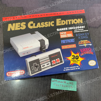 Genuine Nintendo NES Classic 2016 First Edition Mini Game Console Collectible