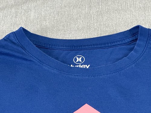 HURLEY - Men's T-Shirt Short Sleeve - Size L - LARGE - Blue - HURLEY SURF - Picture 5 of 13