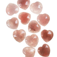 Rose Quartz Heart - Set of 3