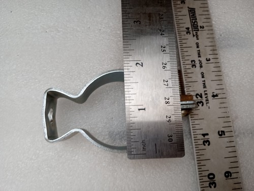 Steel City 6H1, 3/4" Rigid/EMT, Steel, Conduit & Pipe Hanger w/ Bolt FREE SHIP - Picture 4 of 7