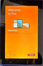 Amazon Kindle Fire HD 7 4th Generation 7" 8GB Wi-Fi Tablet Blue Bundled