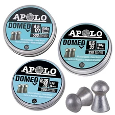 Apolo Domed Air Gun Pellets, Heavy Round Tip Pellets, .177 | .22 | .25