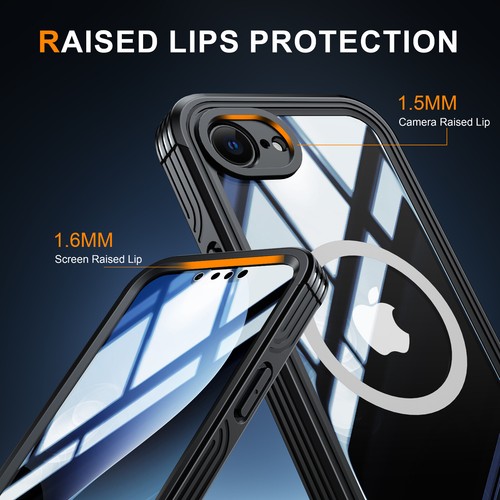 For iPhone 16 15 14 Pro Max 16e 13 12 +Heavy Duty 360 Full Shockproof Case Cover - Picture 60 of 132