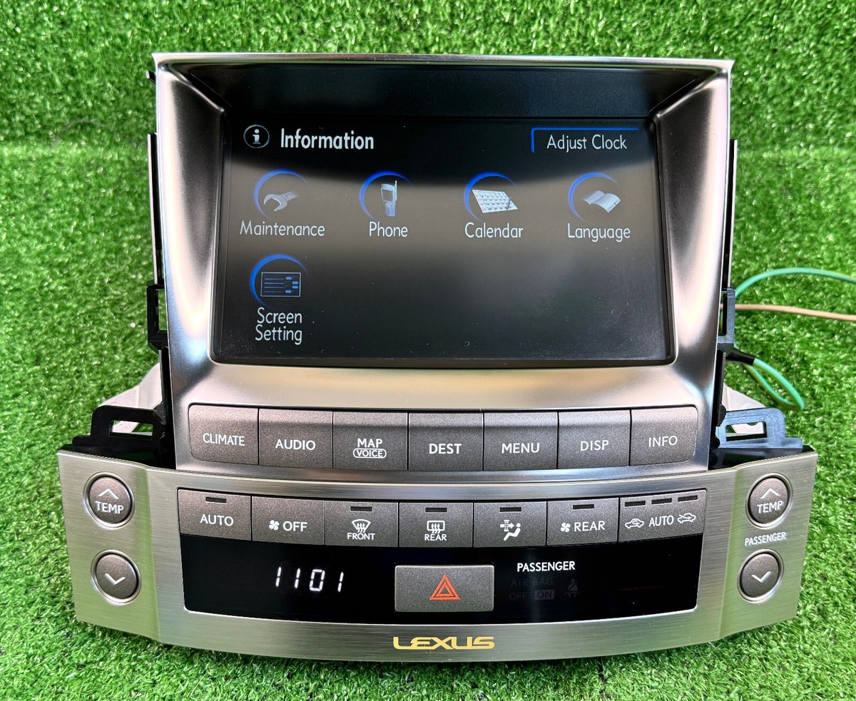 水晶 LEXUS LX570 2008-2010 Navigation Display Screen 86430-60040 Oem
