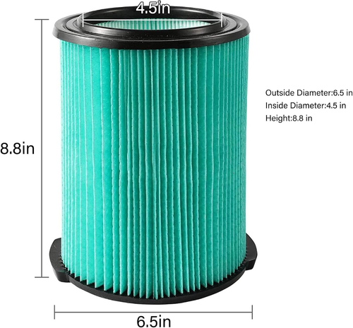 2 Pack VF6000 5-Layer  Filter for Ridgid Shop Vac 5-20 Gallon Wet Dry Vacuums WD - Picture 2 of 6