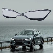 Right and Left Side Headlight Lens Cover For 2017-2021 Volvo XC60 Headlamp Cover