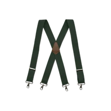 Men's Suspenders - Belt Loop, Various Colors, X Style, Chromed Snaps, USA Made