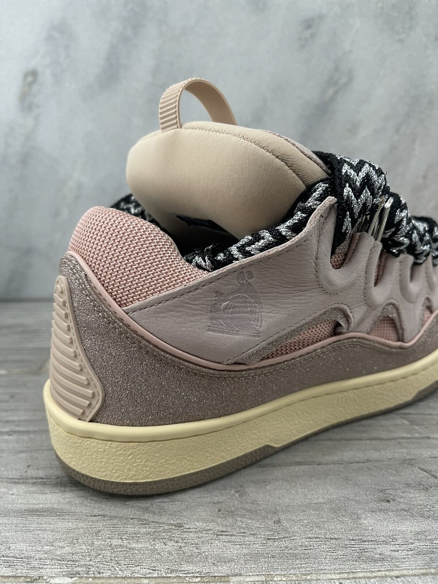 Lanvin Curb Zigzag Low-Top Sneakers New Designer Casual Lanvin Curb Zigzag Low-Top Sneakers New Designer Casual