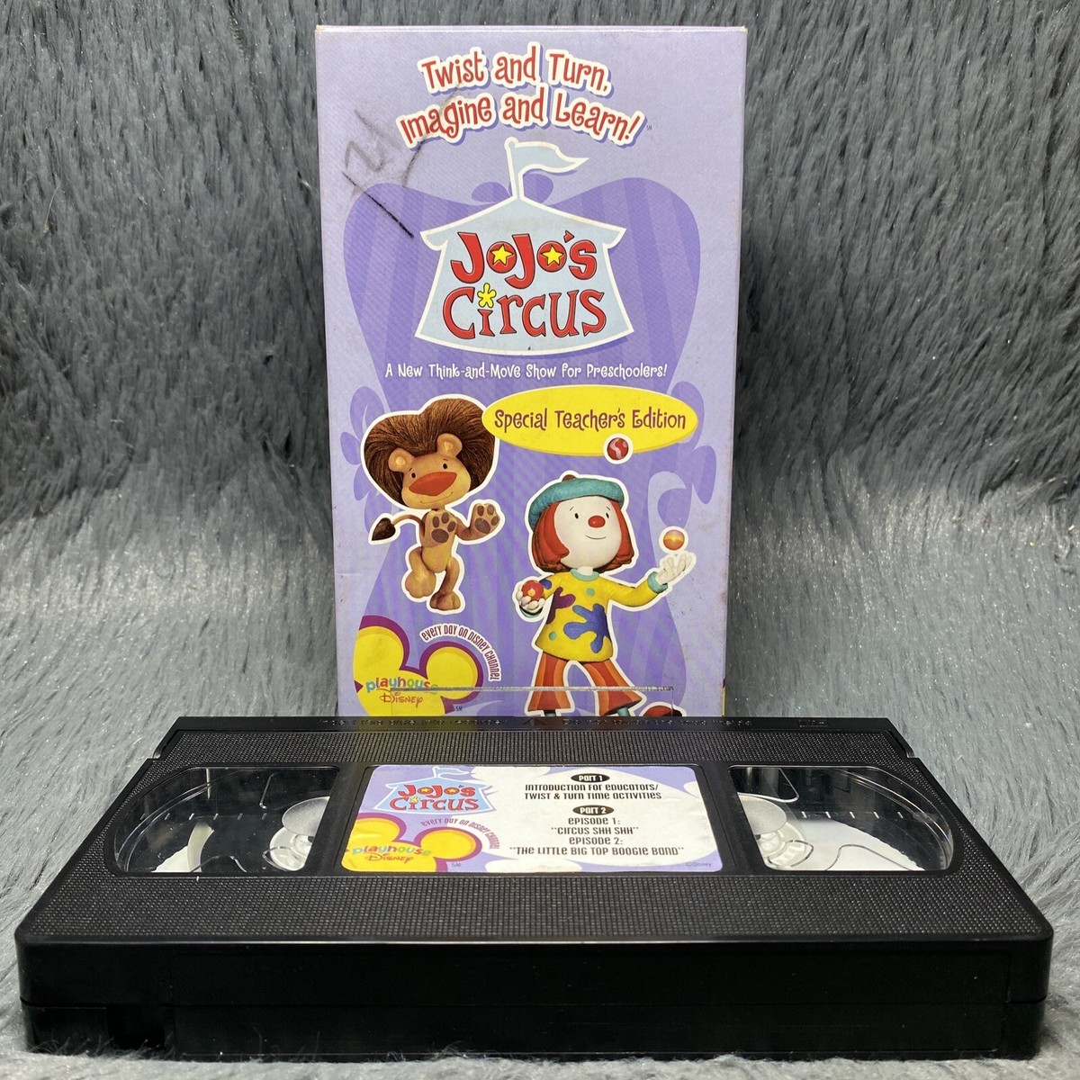 JoJos Circus Teacher's Edition VHS Tape Playhouse Disney Release 2