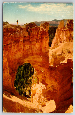 1950s Natural Bridge Bryce National Park Utah Vintage Postcard