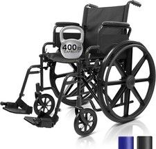 Vive Bariatric Wheelchair for Adults - Black