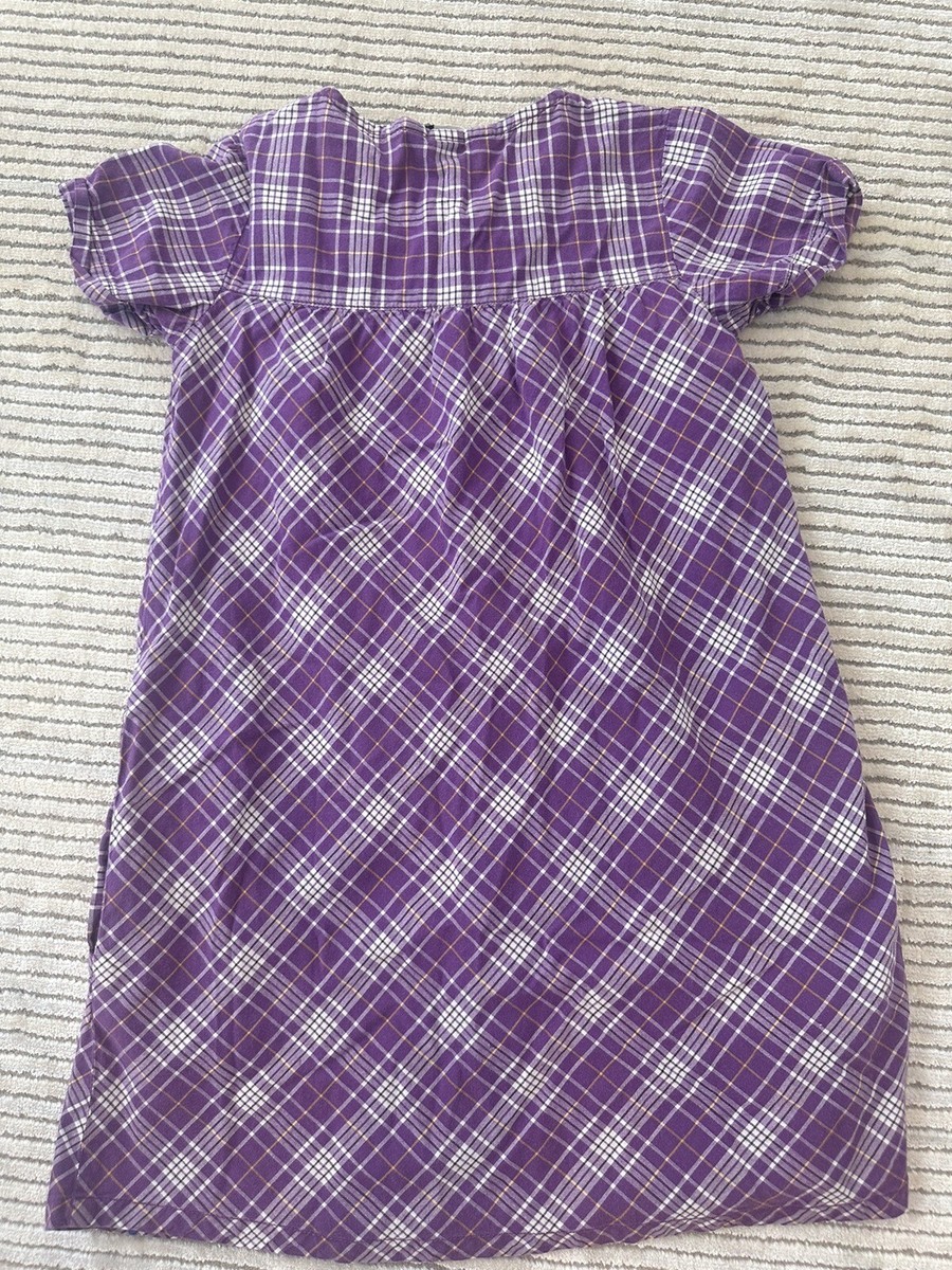 h&m purple plaid dress Never worn, plaid dress from H&M. Straight or square