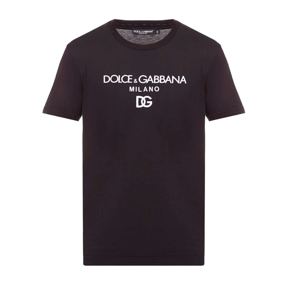DOLCE & GABBANA メンズ Tシャツ ロゴ Dolce & Gabbana Logo Print Men's Cotton T-Shirt Black | eBay