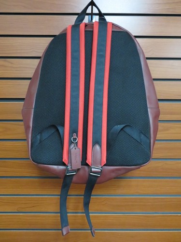 ZAINO COACH PELLE ROSSA F59321 Spedizione gratuita!! - Foto 2 di 3