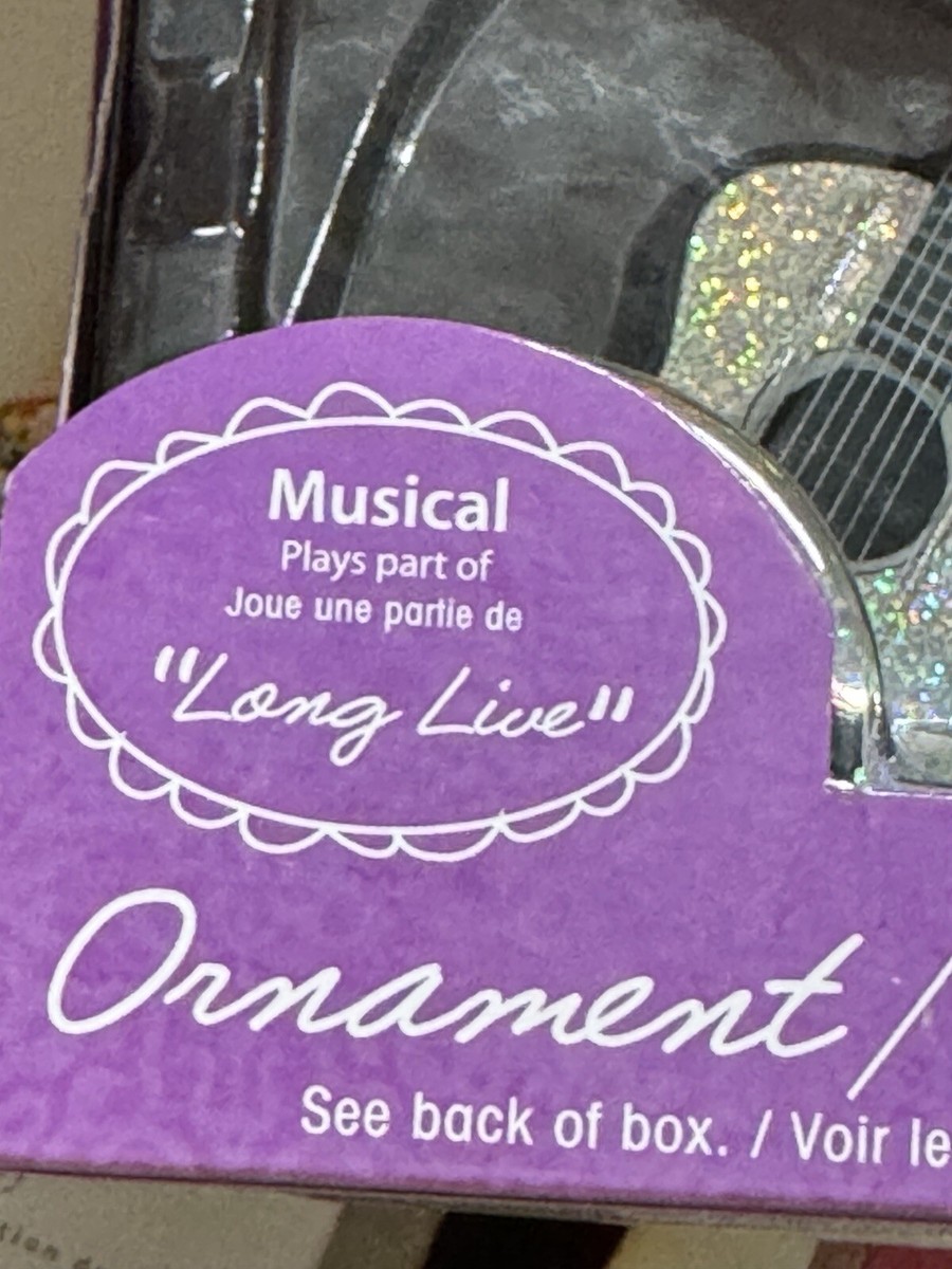 ポップス/ロック(洋楽) Taylor Swift  &quot;long live&quot; ornament Taylor Swift “Long Live” Musical Guitar Ornament- NEW Debut