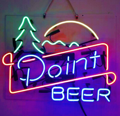 Point Beer Neon Sign Acrylic 19''x15'' Lamp Beer Bar Wall Deocr Artwork Gift