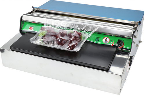 220V Elektrische Heizung Kunststofffolie Versiegelungsmaschine Obstballenpresse Lebensmittelverpackung 45CM - Bild 3 von 7