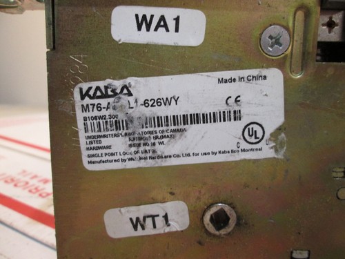 Dormakaba Kaba Ilco Einsteckschlösser - 760 LT. Linkshänder M76-A1DL1-626WY - Bild 13 von 14