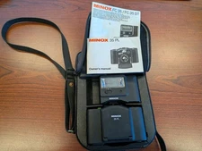 Minox 35 PL Vintage Camera W/ Flash Manual And Case
