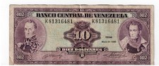 Venezuela 2x100 Bolivar 1992,1x10 Bolivar 1990,3x5 Bolivar 2018,2x2 Bolivar 2018