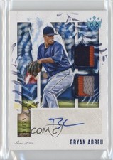 2020 Diamond Kings DK Material Signatures Holo Blue /25 Bryan Abreu Auto i6j