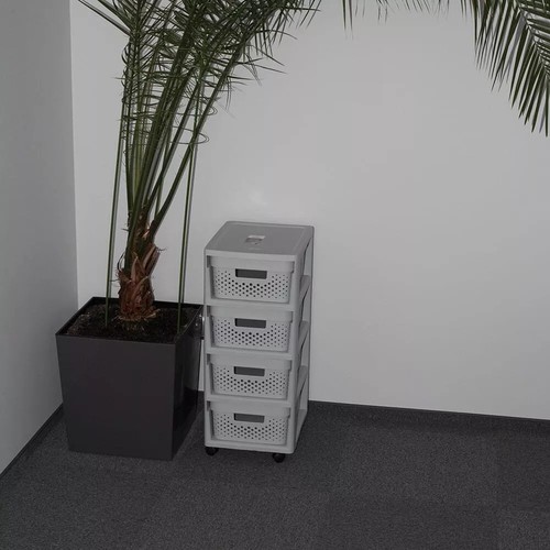 Curver Regal INFINITY mit 4 Schubladen Grau - Bild 8 von 8