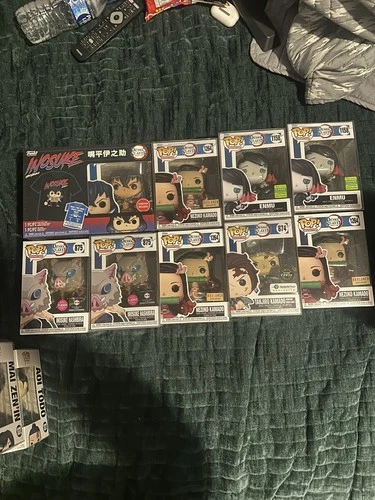 9 Demon Slayer Funko Pop Lot