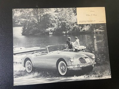 MG MGA 1600 Original Dealer Sales Brochure Specs Photos circa--1959 61