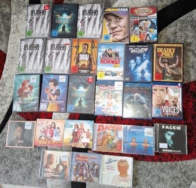 Dvd Cd Sammlung Sisu,Robbie Williams, Disney, Pokemon 