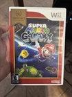 Super Mario Galaxy (Nintendo WII, 2011) Complete Case + Manual Nice Disc