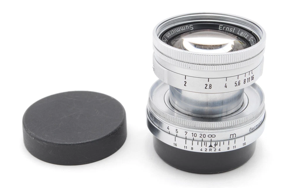 [Almost MINT] Leica Summicron 5cm 50mm f/2 Collapsible Lens L39 Lens From JAPAN - image 2 of 4