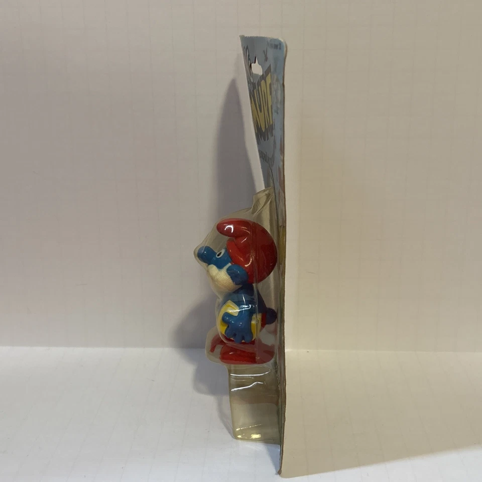 NEW Papa Smurf Wind-Up Walking Toy by Galoob - NIB Vintage Smurf Collectible - Image 3 of 4