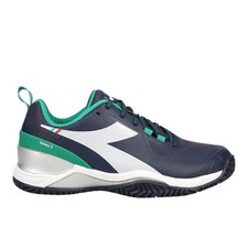 diadora Blushield Torneo 2 All Ground Tennis Mens Blue Sneakers Athletic Shoes