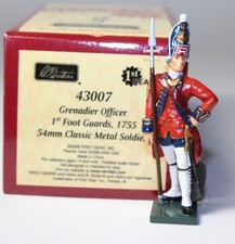 W. BRITAINS The Redcoats Grenadier Officer 1st Foot Guards 1755 43007 MIB