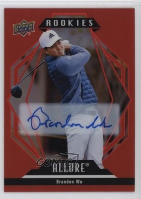 2024 Portfolio Allure Rookies Red Rainbow 128/199 Brandon Wu #AR-BW Auto RC 0a5e