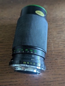 Hanimex Automatic Zoom f/4.5, 80 - 200mm Lens for Repair /Parts, OM Mount #Cam57