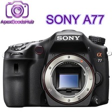 Sony Alpha A77 a77 24.3MP Digital Camera Only Body Tiltable Screen - Black