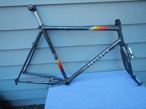 21" Peugeot Canyon Express Vintage Mountain Bike Frameset Suntour Roller Cam