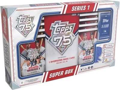 Topps 2026 Topps 75 Baseball MLB Series 1 Super Box