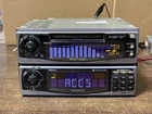 Rare Clarion Addzest ARX6370 MDS7355 1DIN+1DIN Cassette MD Player Maintained
