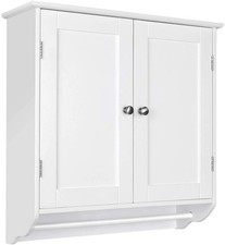 Homfa HMD-047 Bathroom Wall Cabinet, White