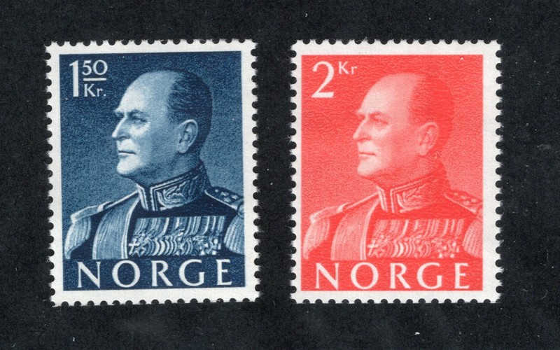 Norway - Sc# 371 & 372 MLH        /         Lot 0726324