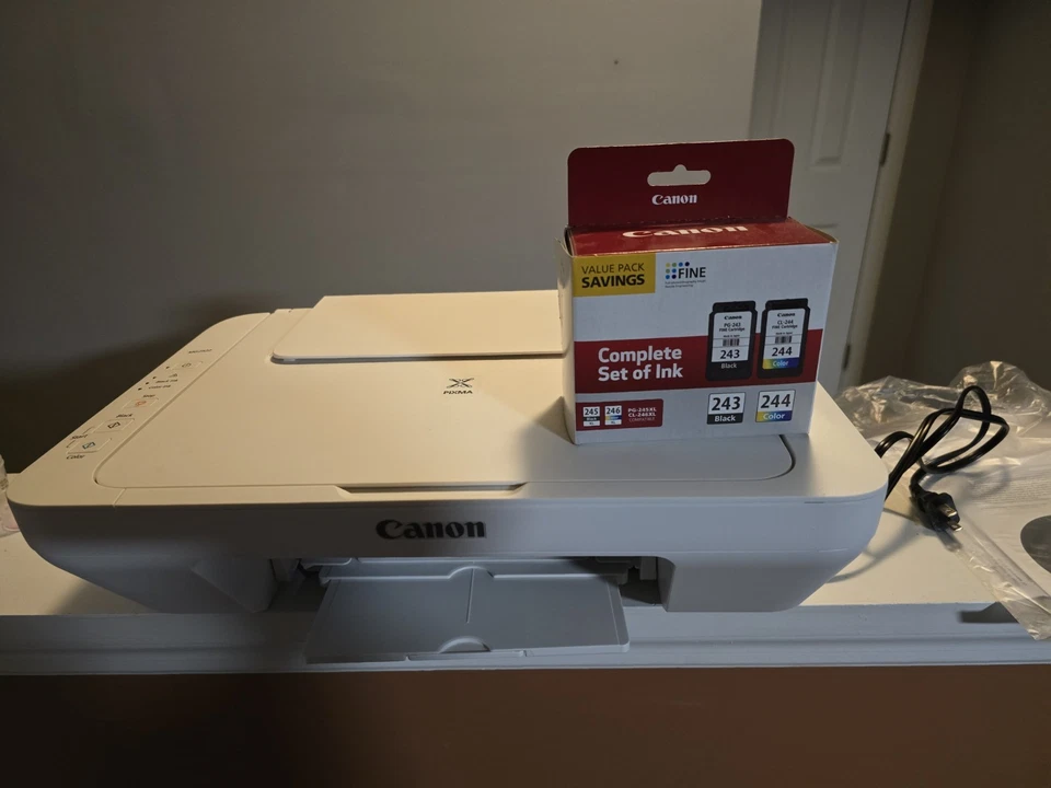 Canon Inkjet Printer All-in-One Wireless Scanner Copier - Image 2 of 4
